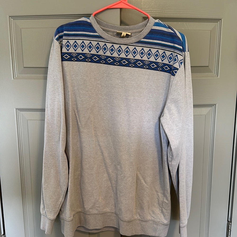 Men’s Chip & Pepper lightweight sweater/ long sleeve shirt size L